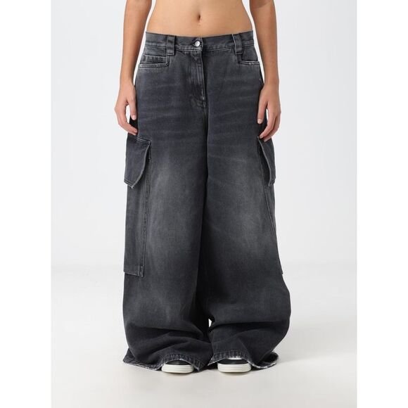 Palm Angels Jeans Woman Black